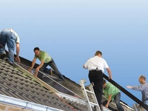 montaggio pannelli solari